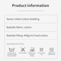 Protectores de cuna para bebés, barandillas de algodón para recién nacidos, colchonetas tejidas, cunas, protectores de cama de algodón anticaída - details 3