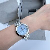 Empress West New Rose Red Crushed Ice Blue Esfera pequeña Banda de acero de cuarzo Reloj de mujer Color de fruta del dragón - details 17