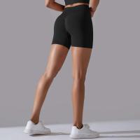 Pantalones cortos de cintura alta para mujer, ropa deportiva para Yoga, gimnasio, correr, pantalones cortos de entrenamiento - details 13