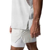 Oversized Men's Summer Mesh Quick Dry Fitness Sports Sleeveless T-Shirt Loose Mens Gym Clothing Cut Off Running Vest - details 16