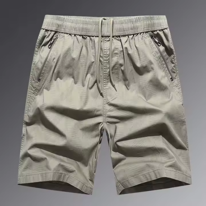Pantalones cortos de trabajo ligeros para senderismo para hombre, pistas, golf, camping, informales con bolsillos - 1