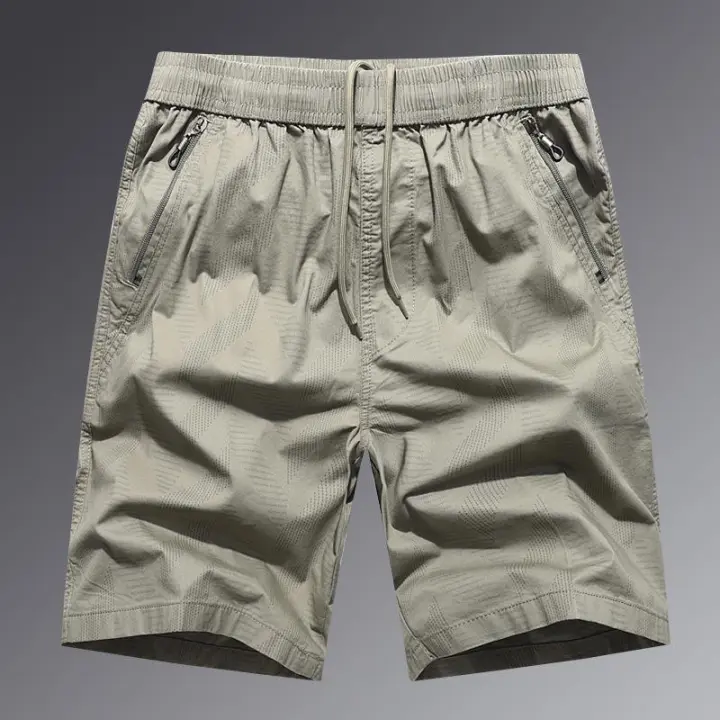 Pantalones cortos de trabajo ligeros para senderismo para hombre, pistas, golf, camping, informales con bolsillos - 1