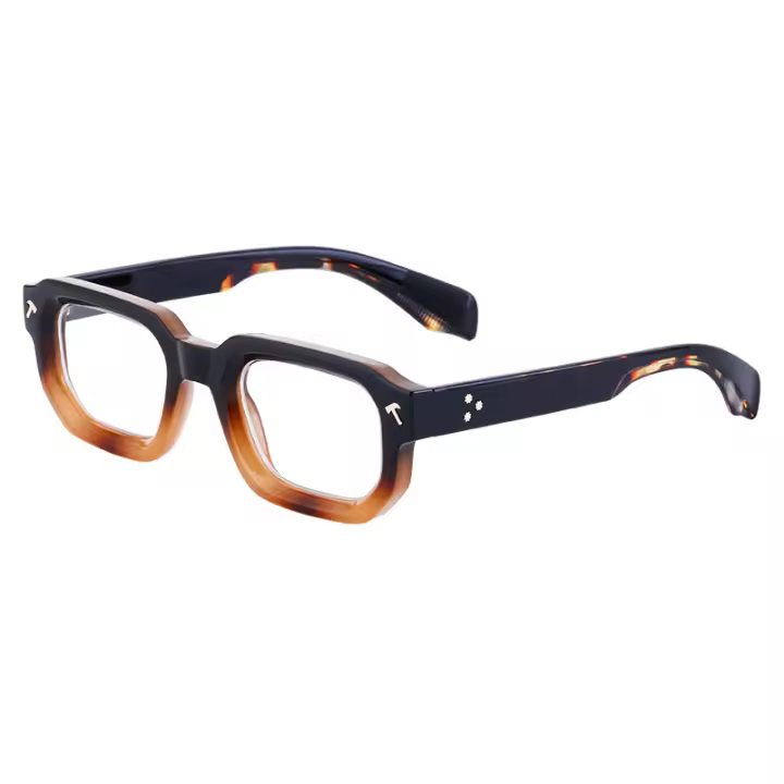 Gafas de sol y caja de moda Gafas de sol Personalidad de los hombres Gafas de sol simples Gafas de sol de los hombres - 1