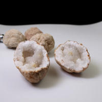 Geoda de ágata Natural sin abrir, cristal en bruto, cristales curativos de Energía Mineral, espécimen de colección de cuevas de racimo de piedra de la suerte - details 6