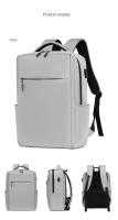 Mochila para Laptop de Doble Capa de Almohadilla de Aire Impermeable, Resistente al Desgaste, Estilo Sencillo y Elegante para Hombres y Mujeres Viaje de Negocios Casual para Primavera/Verano - details 16