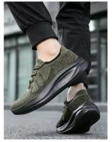 Zapatillas de moda para hombre Zapatillas elásticas ultraligeras y transpirables Suela blanda Zapatos casuales - details 15