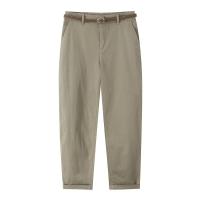 PB&ZA2025 nueva ropa de verano para mujer con múltiples colores, cinturón trenzado, pantalones casuales con temperamento de cintura media, estilo informal que combina con todo - details 1