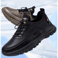 Nuevos Zapatos Deportivos Para Hombres, Zapatos Casuales De Cuero, Zapatos Transpirables Bajos - details 7