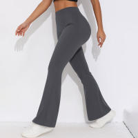 Leggings de Yoga Acampanados de Cintura Alta Pantalones Secado Rápido para Ciclismo y Aeróbicos - details 25