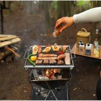 1 Juego, juego de botellas de especias portátiles para acampar, contenedores, salero y bolsa para viajes al aire libre, barbacoa Picn - details 6
