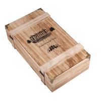 Caja portadora de botellas de vino tinto de madera Vintage, caja de almacenamiento, soporte de exhibición, fiesta de cumpleaños, regalo de Navidad - details 4