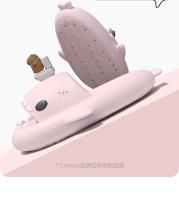 Lindo tiburón de dibujos animados pareja zapatillas mujer verano desgaste fondo grueso antideslizante interior hogar fresco zapatillas hombres - details 12
