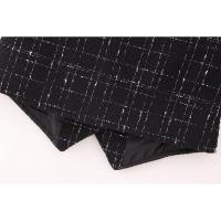BUNO-Chaleco elegante a cuadros para mujer, chaleco con botones centrales, ropa de calle, top corto de tartán, prendas de vestir, 2025 - details 11