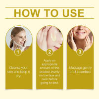 Crema facial reafirmante de noche para nutrir, iluminar, hidratar, hidratar y reducir las arrugas - details 3