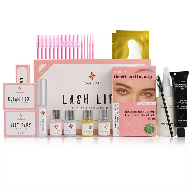 Kit de Versión Mejorada para Pestañas ICONSIGN con Tinte para Cejas Herramientas de Maquillaje para Pestañas Permutidas - 1