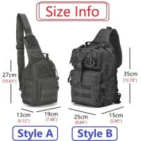 Mochila de Pecho Táctica para Senderismo y Campismo, con Compartimentos Múltiples, Resistente al Agua y al Desgaste - details 3