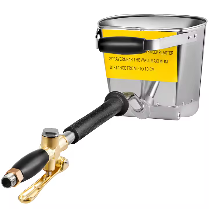 SucceBuy 4 Jet cemento mortero pistola pulverizadora estuco pulverizador yeso hormigón tolva pistola pulverizadora - 1