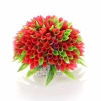 Hierba de plástico de alta calidad para plantas de acuario, adorno decorativo de 6 colores para pecera, 1 unidad - details 3