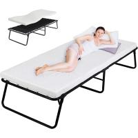 Cama Plegable de 80x191 cm Cama de Invitados con Almohada de Espuma Viscoelástica de 7cm de Espesor - details 9
