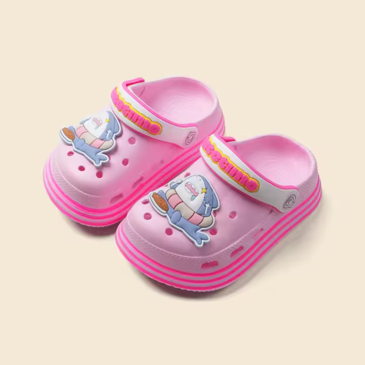 Nuevos zapatos de agujero de bebé antideslizantes de suela suave - 1