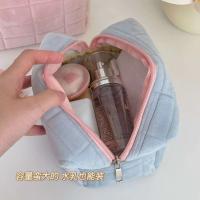 Bolsa de almacenamiento de cosméticos de gamuza, bolsa de almacenamiento de gran capacidad de alta gama - details 3
