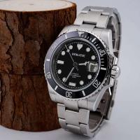 Reloj Automático ROKATIE 40mm NH35 Acero Inoxidable 904L Lujo de Negocios Luminoso Correa de Cuero - details 2