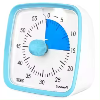 Temporizador Visual Yunbaoit con Luz Nocturna Silencioso para Niños y Adultos - 1