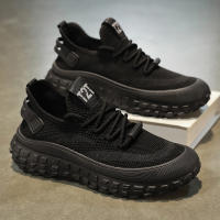 Zapatillas deportivas bajas de hombre, multifunción, transpirables, de malla, nuevas, para caminar - details 4