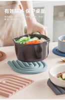 Mantel de Mesa de Silicona Arcoiris Posavasos Resistentes al Calor para Platos Calientes - details 9