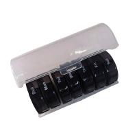 Contenedor de medicamentos, organizador de pastillas divisor de 7 días, compartimentos de 14 rejillas AM/PM, estuche de almacenamiento de vitaminas, portátil a prueba de polvo - details 10