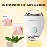 Cortauñas Eléctrico 2-en-1 en Forma de Mango Multifuncional para Cuidado de las Uñas Carga Tipo-C - details 1