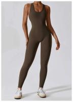 Mono de Yoga sin Espalda para Mujer Conjunto Deportivo de Un Piezo Traje de Gimnasio de Moda - details 13