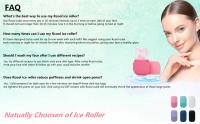 Rodillo de hielo mejorado para cara, ojos y cuello, para iluminar la piel, tratamiento Facial, reduce los poros, masajeador de h - details 22