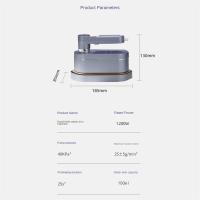 Plancha de vapor portátil para ropa, vaporizador de 1200W para tela Variable, giratoria de 180 ° para el hogar y los viajes, enchufe estadounidense-púrpura - details 1