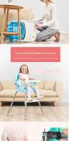 Trona BebéSilla Plegable Portátil para ComerMesa y Silla de Comedor Plegable Ajustable MultifuncionalAsiento de trona bebe 3 en 1 0-4 años plegable portátil silla crecimiento niños multifuncional hogar restaurante cena asiento trona - details 4