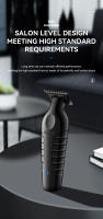 Kemei-cortadora de pelo inalámbrica profesional para hombres, máquina eléctrica de corte hine, recargable por km-2299 - details 2