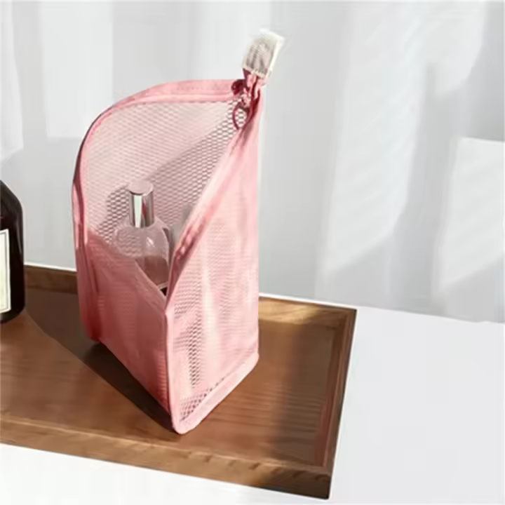 Bolsa de cosméticos de malla EVA para mujer, bolsa de viaje de almacenamiento para maquillaje, organizador, bolsa de maquillaje para mujer, estuche de belleza portátil pequeño y grande - 1