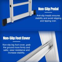 Escalera Telescópica de Aluminio de 5m Portátil, Desmontable, Antideslizante, Extensible, Multiusos, Carga de 150kg Mejoras del Hogar y Herramientas - details 43