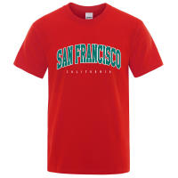 Camiseta holgada de algodón para hombre, ropa con letras de la ciudad de San Petersburgo, California, EE. UU., de gran tamaño, a la moda, de verano, Tops holgados informales - details 16