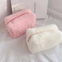 Bolsa de almacenamiento de cosméticos de piel sólida para mujer, organizador de maquillaje con cremallera, bolso de papelería, estuche para lápices, artículos de tocador de viaje - details 4