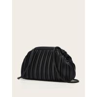 2025 nuevo bolso de nube de hombro plisado bolso de bola de masa hervida de mensajero de viento simple bolso pequeño de mujer de moda - details 2
