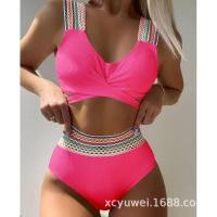 Nuevo traje de baño sexy de dos piezas, bikini con lazo para mujer - details 2