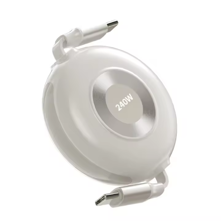 Cable de Carga Rápida Minisopuru 240W Tipo C Retráctil para Smartphones, Tabletas, Consolas de Juegos Accesorios de Electrónica - 1