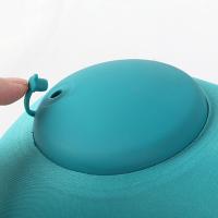 Almohada de viaje inflable en forma de U, prensa de mano suave para inflar la almohada, almohadilla portátil para reposacabezas para ahorrar espacio, turista - details 6