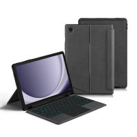 Ajuyu-funda de Teclado para tableta Samsung Galaxy Tab A9 Plus, 11 pulgadas, A9 +, funda inteligente con retroiluminación, SM-X210 en español, X216, X218 - details 1