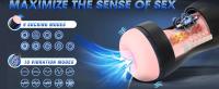 Leten APP Control automático masculino succión Mastubator vibración calefacción masturbación taza bolsillo Coño Real Vagina adultos juguetes sexuales para hombre - details 2