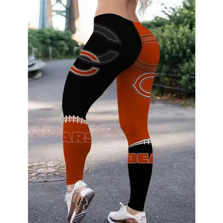 Pantalones de yoga de talla grande europea y americana, mallas NFL elements, ropa de fitness, pantalones de cadera sexy para exteriores, 2024 - 1