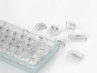 Tapa de tecla retroiluminada para teclado Cherry Gateron Mx, perfil de PC transparente, brillo de transparencia, 140 teclas - details 2