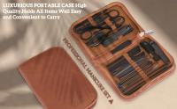 Juego de manicura profesional, cortaúñas portátil de acero de alta calidad, tijeras de pedicura, herramienta de cortaúñas, Se, 4/26 piezas - details 1