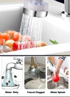 Filtro burbujeador para grifo de cocina, purificador de filtración de baño de agua dura, elimina el cloro, filtrado de metales pesados - details 1